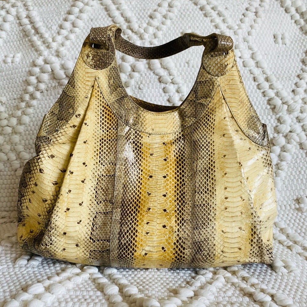 Authentic Nancy Gonzalez Snakeskin Leather Purse